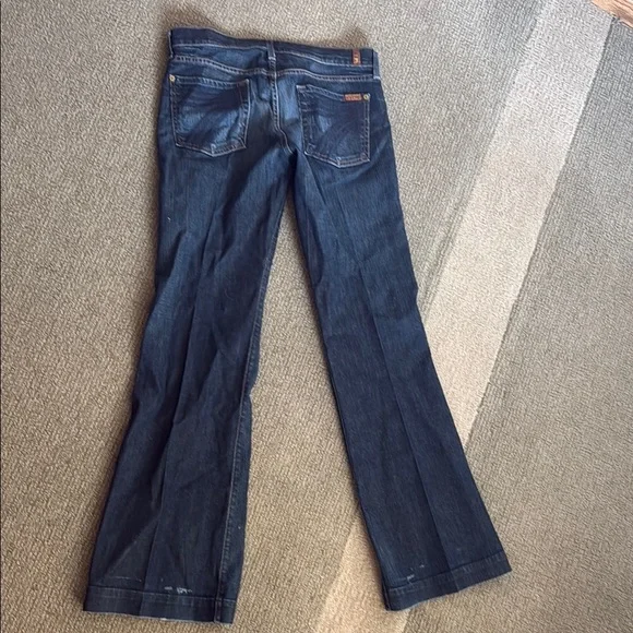 7 For All Mankind Wide Leg DOJO Jeans - Picture 10 of 11